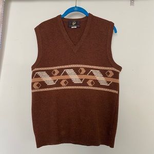Vintage grandpa style sweater vest